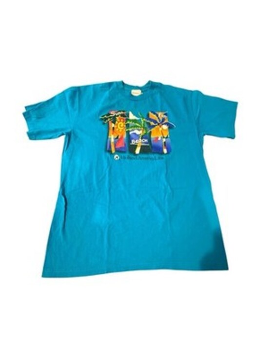 Vintage 90s Holland America Line T-Shirt Blue Size 2X - Picture 1 of 3